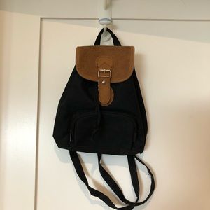 Vintage black backpack